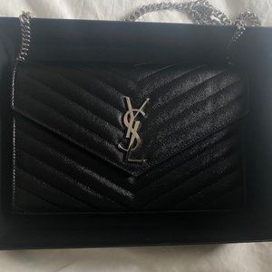 SAINT LAURENT | Silver and Black